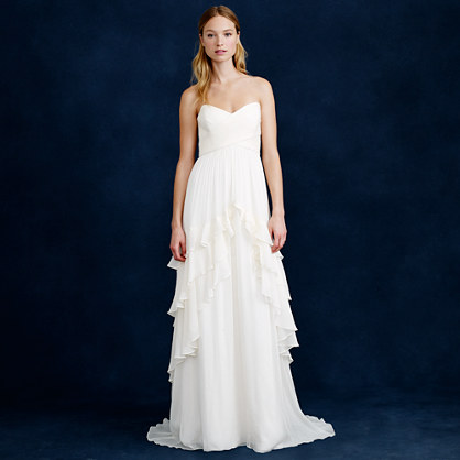 J.Crew LUELLA MERMAID GOWN item b8002 in Ivory