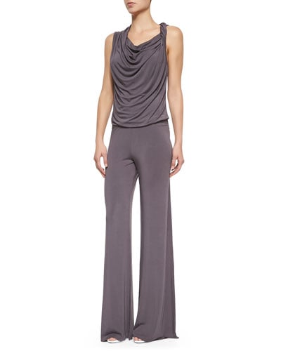 Young Fabulous and Broke Ridley Sleeveless Cowl-Front Jumpsuit