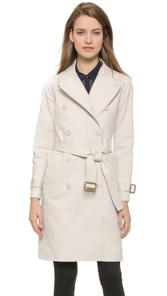 Club Monaco Aeryn Trench Coat in Coldstone Grey