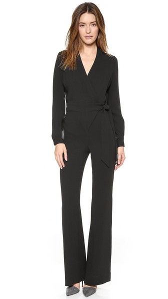 Diane von Furstenberg Margot Jumpsuit in black