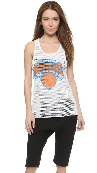 Love Leather Knicks Slam Dunk Tank