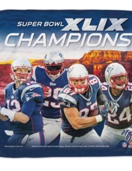 WinCraft New England Patriots Super Bowl XLIX Champions 16" x 16" Collector Towel