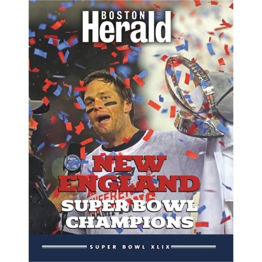 New England Patriots Super Bowl XLIX Champions Hardcover Book