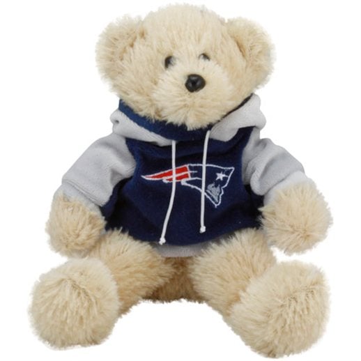 New England Patriots 8'' Plush Hoodie Bear
