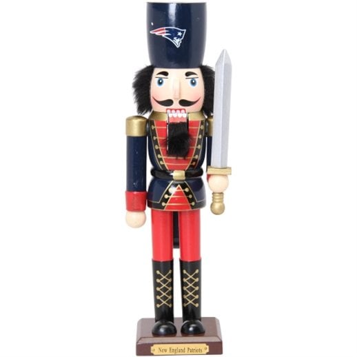 New England Patriots 14" Nutcracker