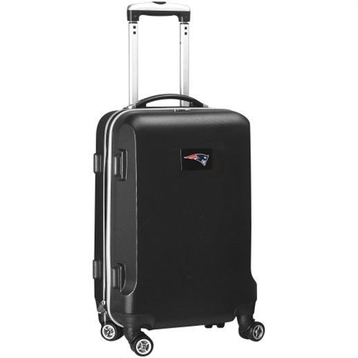 New England Patriots Black 20” Hardcase Rolling Bag
