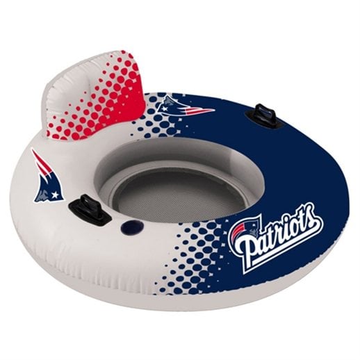 New England Patriots Relaxing Ring Inner Tube Inflatable Float - Navy Blue/Red