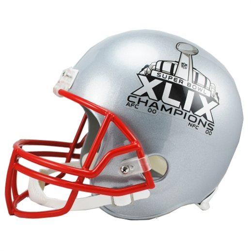 Riddell New England Patriots Super Bowl XLIX Champions Deluxe Replica Helmet