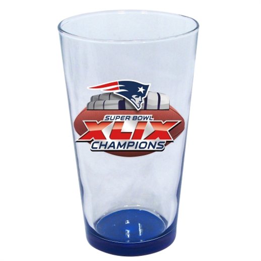 New England Patriots Super Bowl XLIX Champions 17oz. Highlight Mixing Glass