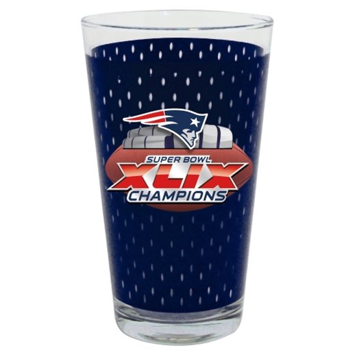 New England Patriots Super Bowl XLIX Champions 17oz. Jersey Mixing Glass