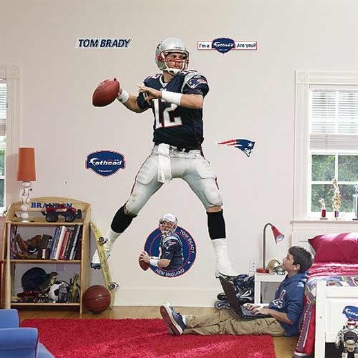 New England Patriots #12 Tom Brady Player Fathead