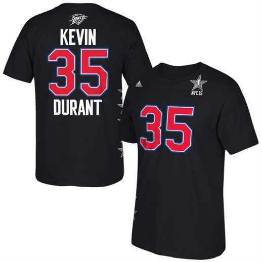adidas Kevin Durant Oklahoma City Thunder 2015 All-Star Name & Number T-Shirt