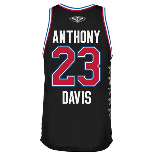 adidas Anthony Davis Western Conference Black 2015 NBA All-Star Game Swingman Jersey