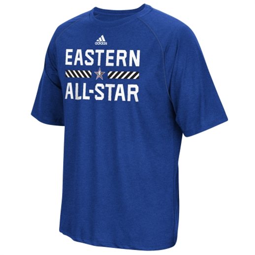 adidas 2015 NBA All Star Game Eastern Conference Royal Blue On Court Practice ClimaLITE T-Shirt