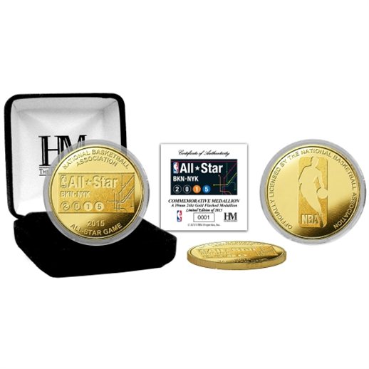 2015 NBA All-Star Game Gold Collector's Coin