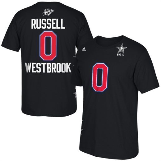 adidas Russell Westbrook Oklahoma City Thunder 2015 All-Star Name & Number T-Shirt