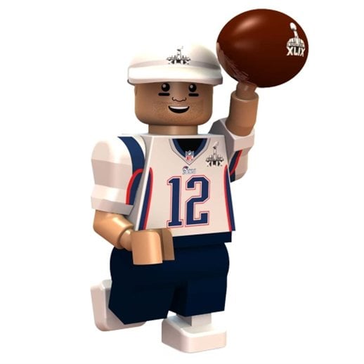 Tom Brady New England Patriots Super Bowl XLIX Champions Player Mini Figurine