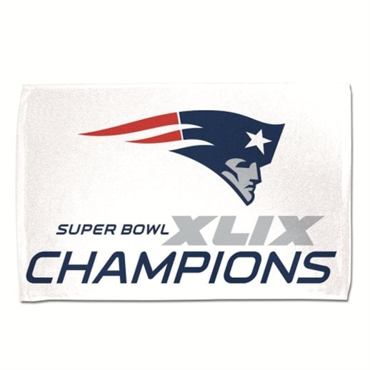 WinCraft New England Patriots Super Bowl XLIX Champions 16" x 25" Official Celebration Fan Towel