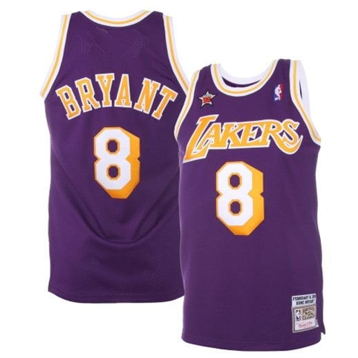 Mitchell & Ness Kobe Bryant Los Angeles Lakers Purple 1998 All Star Authentic Basketball Jersey