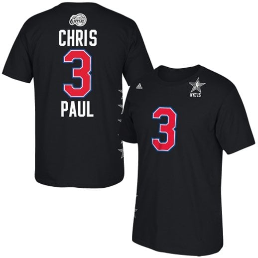 adidas Chris Paul Los Angeles Clippers 2015 All-Star Name & Number T-Shirt