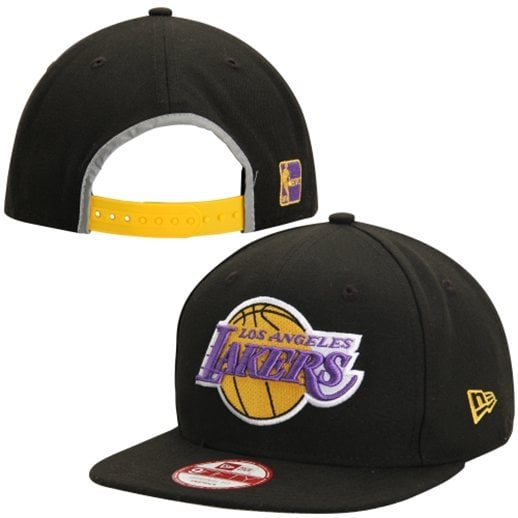 New Era Los Angeles Lakers Black 2015 All-Star Game Skyline Flip 9FIFTY Adjustable Hat