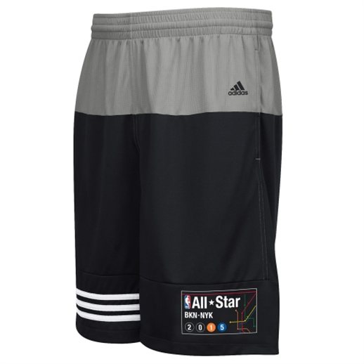 adidas NBA Youth Black 2015 All-Star Shorts