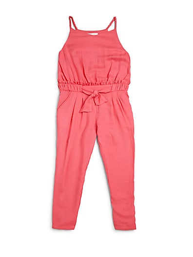 Chloé Toddler's & Little Girl's Twill Jumpsuit in Fuchsia