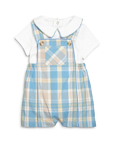 Hartstrings Infant's Shortalls & Bodysuit Set in Multi
