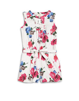 Kate Spade New York Toddler's & Little Girl's Abby Floral-Print Romper 0400086869566 in Spring Blo