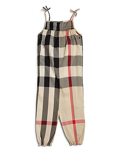 Burberry Toddler's Haven Check Romper 0400086893610 in New Classic