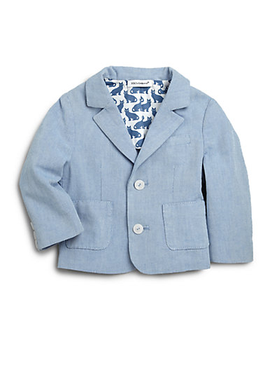 Dolce & Gabbana Infant's Cotton Blazer in Blue