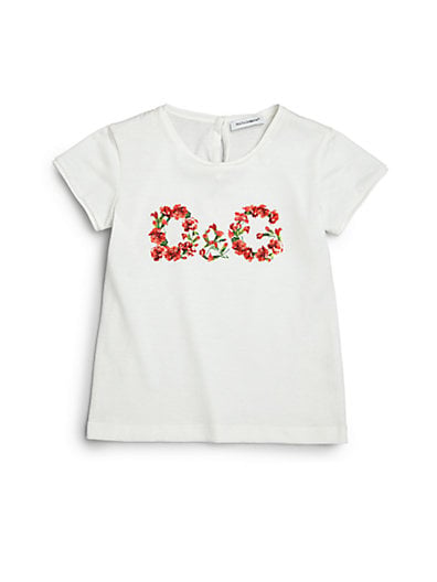 Dolce & Gabbana Toddler's & Little Girl's Floral Logo Tee 