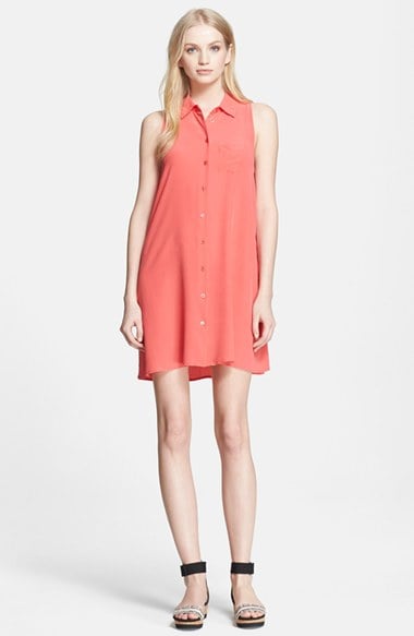Equipment 'Mina' Silk Shirtdress in Paradise Pink