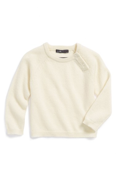 Vince Cashmere Sweater (Baby) in Winter White
