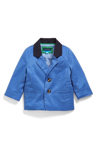 Andy & Evan Colorblock Cotton Blazer (Baby Boys) in Navy