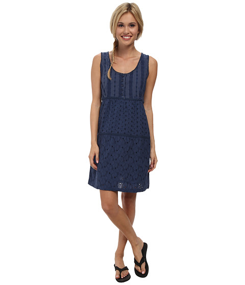 Prana Kendall Eyelet Dress in Blue Ridge