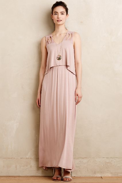 Muskmallow Maxi Dress by Amadi in Cream