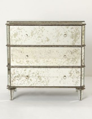 Mirrored 3 Drawer Dresser