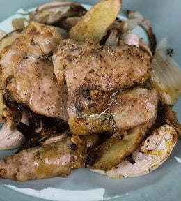 Learn how to make the Sheet Pan Chicken Thighs with Fingerling Potatoes that Daphne Oz made on "The Chew" on Wednesday, March 4th!