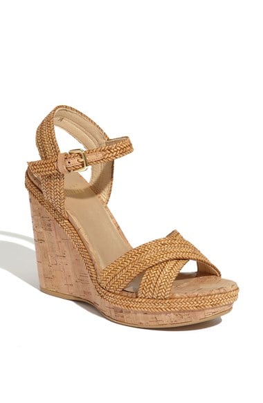 Stuart Weitzman 'Minx' Espadrille in Camel Laniard