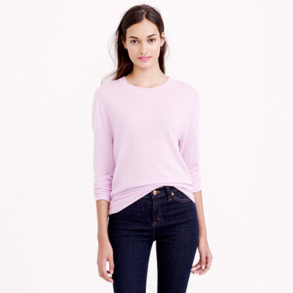 J.Crew COLLECTION CASHMERE RIB TRIM SWEATER item c2466