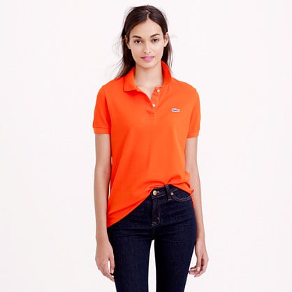 LACOSTE® FOR J.CREW CLASSIC FIT POLO SHIRT item c8494 in sweet persimmon