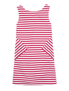 TODDLERS' STRIPED VIVIEN DRESS in Sweetheart Pink/Fresh White kate spade kids