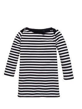 GIRLS' DEVON TOP in Black and Cream kate spade kids 