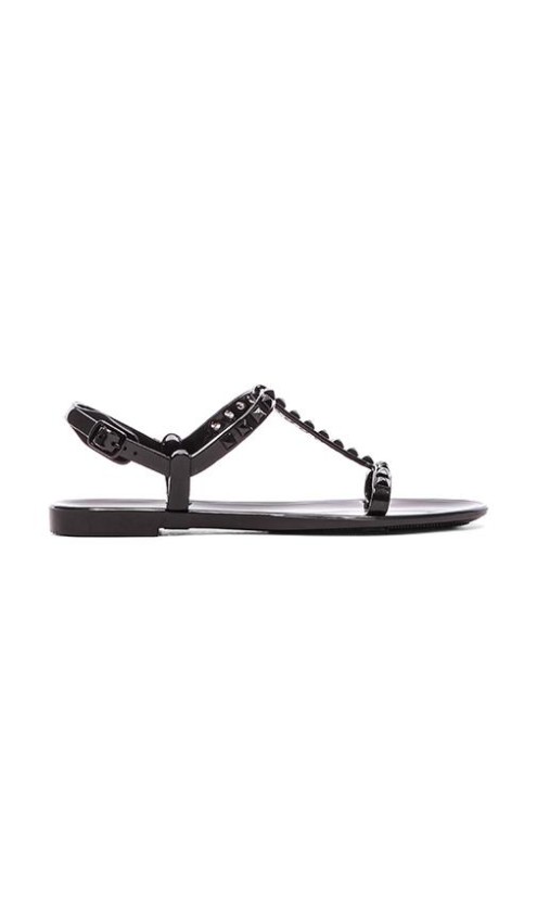 STUDDED SAVA SANDAL By REBECCA MINKOFF in Black