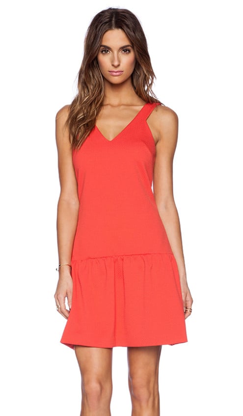 ISIS DRESS By TRINA TURK in Red Coral