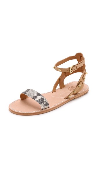 Ash Podium Sandals in Roccia/Nude