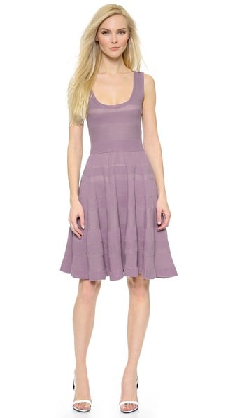 DSQUARED2 Sleeveless Knit Fit & Flare Dress in Glicine (Lavender)