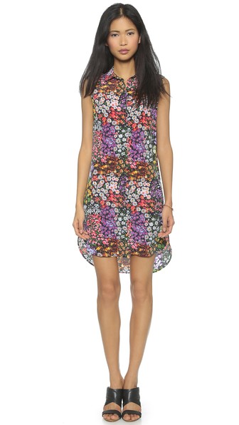Equipment Michaela Dress in Bloom Multi