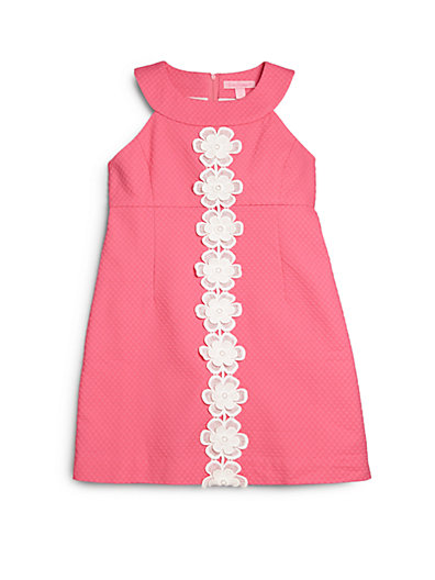 Lilly Pulitzer Kids Toddler's & Little Girl's Jacqueline Jacquard Dress in Hotty Pink